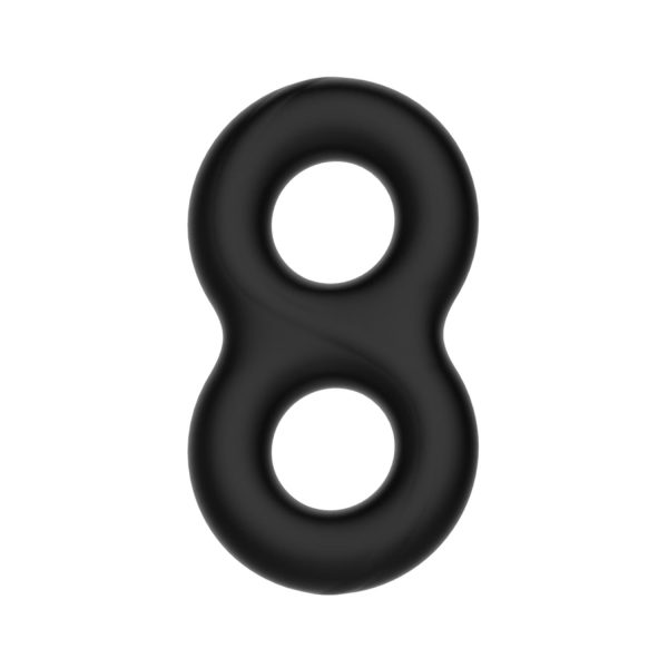 Crazy Bull Çift Halkalı Medikal Silikon Penis Halkası - Görsel 2