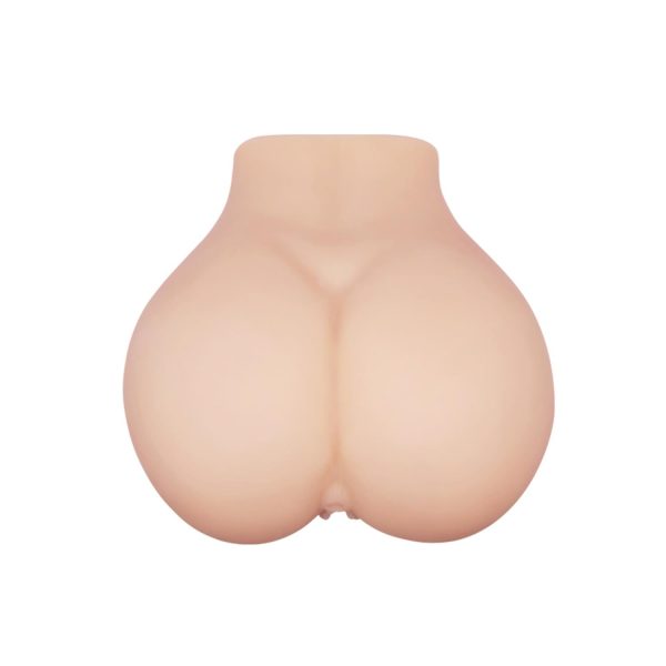 Crazy Bull Yuvarlak Kalça Formlu Çift Tünelli Çift Titreşim Motorlu Kalça Mastürbatör - Görsel 5