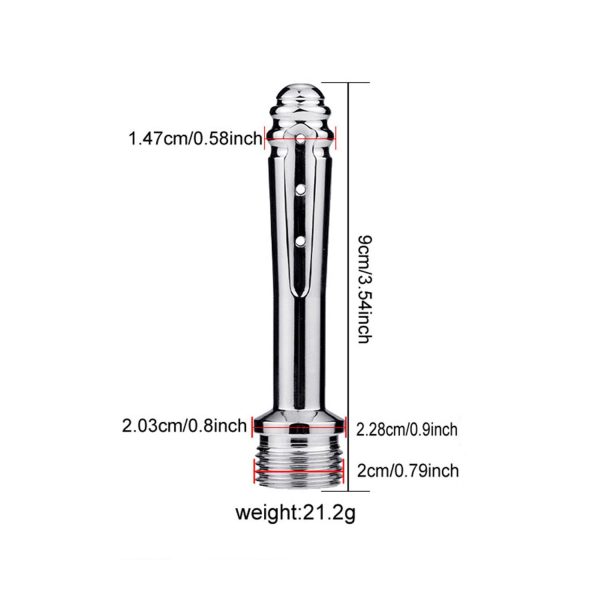 Paslanmaz Çelik Anal Duş Temizleyici 9 cm - Görsel 4