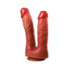 Pembe Tilki Çift Başlı Realistik Dildo 21.5 cm - 19 cm - Görsel 3