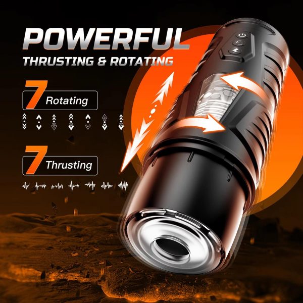 Pembe Tilki Güçlü Otomatik Erkek Mastürbatör - Görsel 4