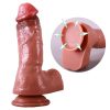 Pembe Tilki Vakum Tabanlı Gerçekçi Esmer Dildo 20,5 cm - Görsel 9
