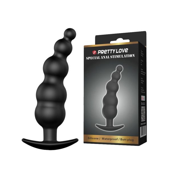 Pretty Love Boncuklu Kademeli Jelly Anal Plug - Görsel 2