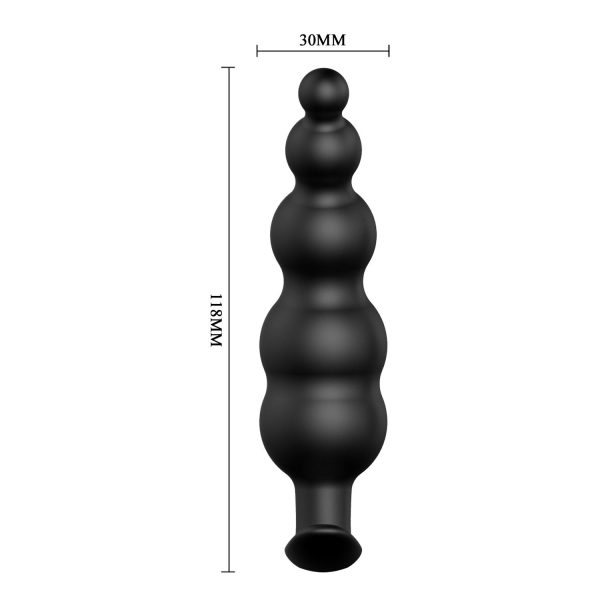 Pretty Love Boncuklu Kademeli Jelly Anal Plug - Görsel 5