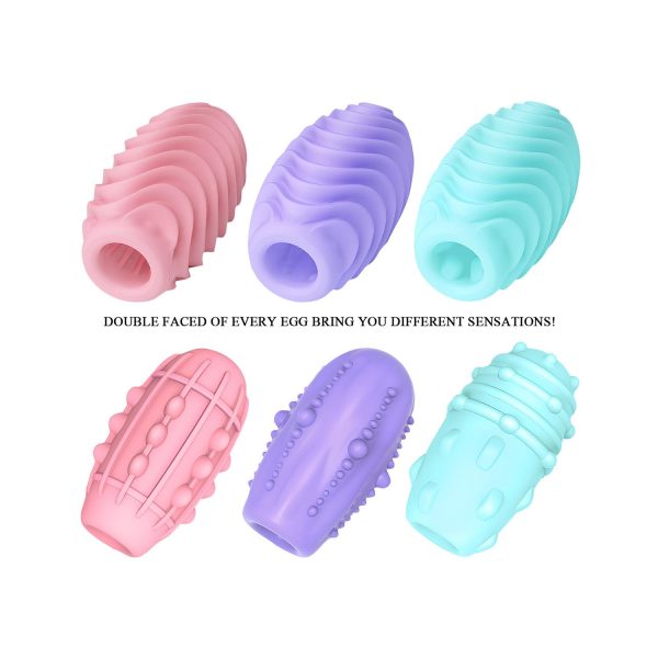 Pretty Love Çift Taraflı Dokulu Mastürbasyon Yumurtası - Görsel 5