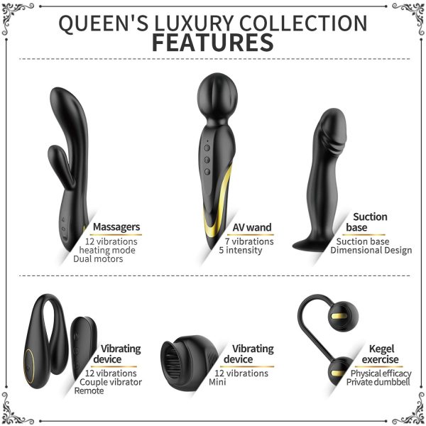 Pretty Love Queen’s Luxury Collection 7 Parça Lüks Çift Seti - Görsel 3