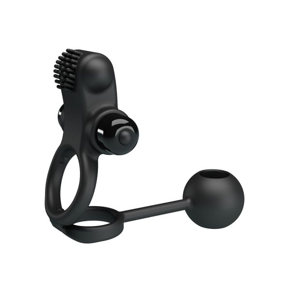 Pretty Love Vibrasyonlu Penis Halkası & Anal Uyarıcı Ağırlık - Görsel 4