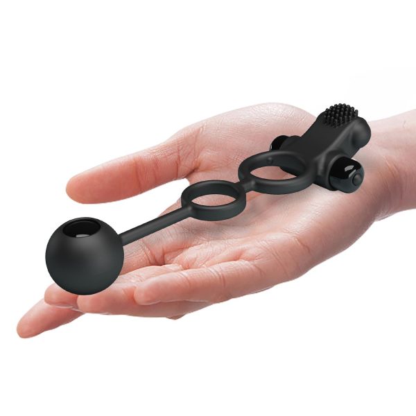 Pretty Love Vibrasyonlu Penis Halkası & Anal Uyarıcı Ağırlık - Görsel 6