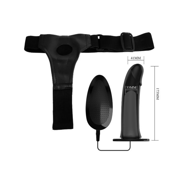 Pretty Love Vito 6.8” Titreşimli Strapon Kemer Seti - Görsel 6