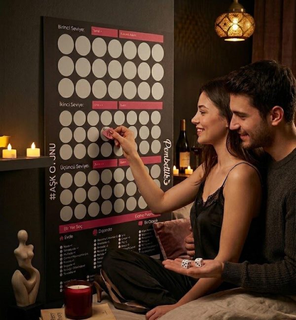 Aşk Seviyesi 100 – Çiftlere Özel Kazı-Kazan Görev Posteri Türkçe - Görsel 3