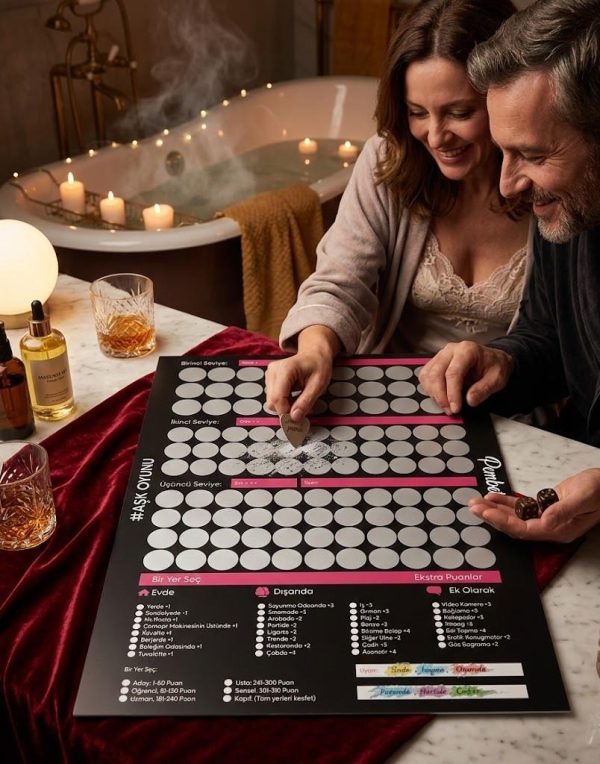 Aşk Seviyesi 100 – Çiftlere Özel Kazı-Kazan Görev Posteri Türkçe - Görsel 4