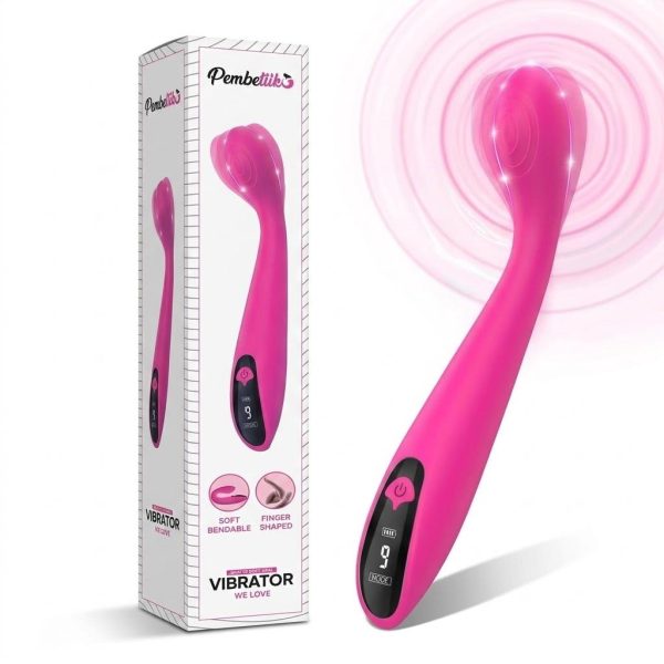 Klitoris Uyarıcılı Modern Vibratör Rose Pembe - Görsel 2