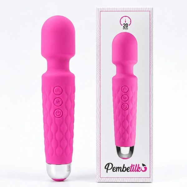 Bükülebilir Başlıklı Wand Vibratör Pembe - Görsel 2